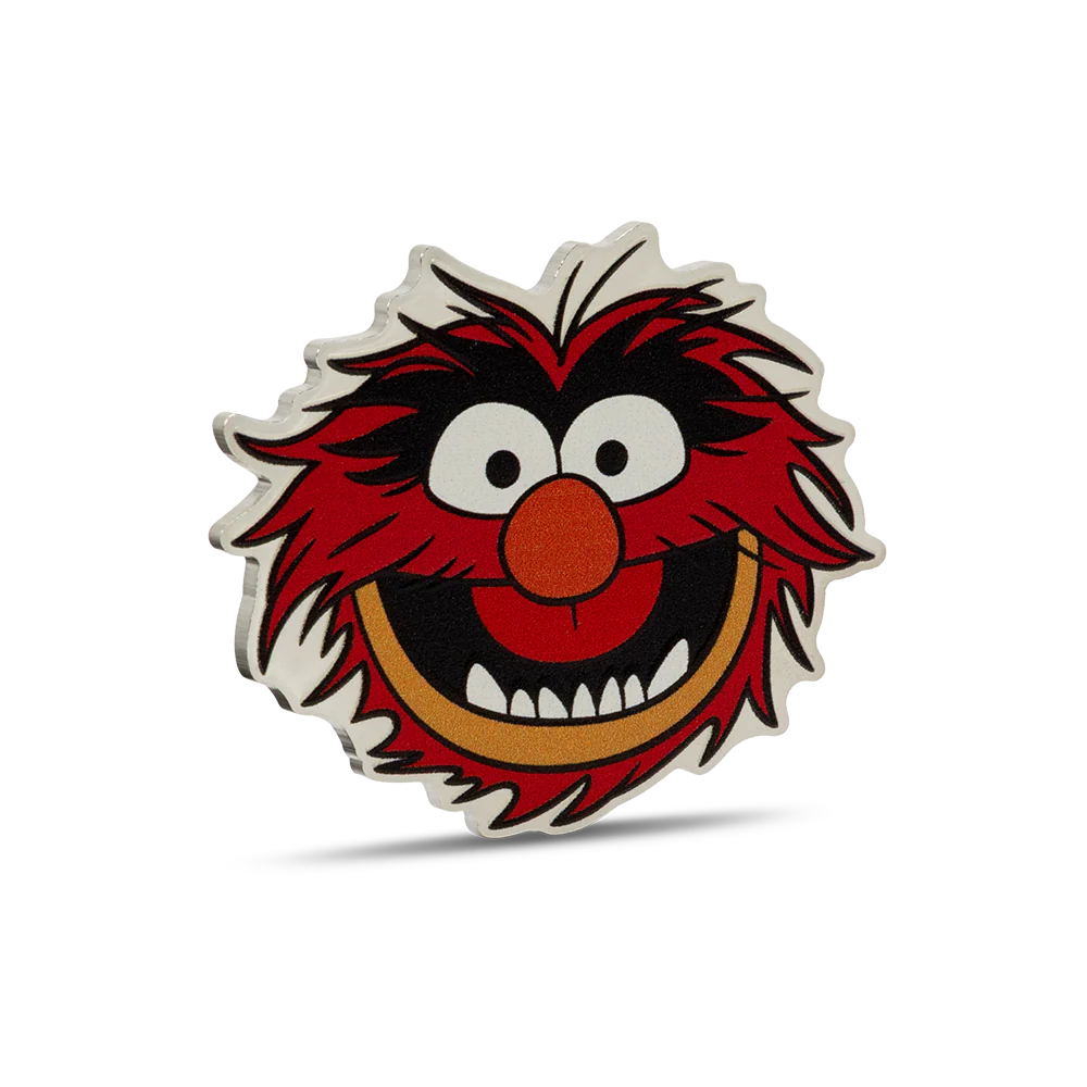 Disney The Muppets 70th Anniversary Series - Animal 2025 1oz Silver Coloured Proof Coin