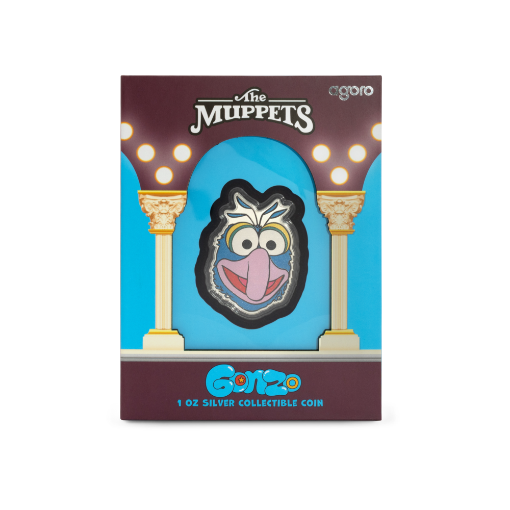 Disney The Muppets 70th Anniversary Series - Gonzo 2025 1oz Silver Coloured Proof Coin