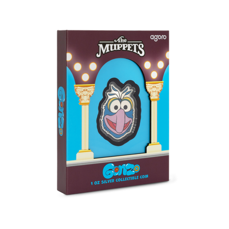 Disney The Muppets 70th Anniversary Series - Gonzo 2025 1oz Silver Coloured Proof Coin
