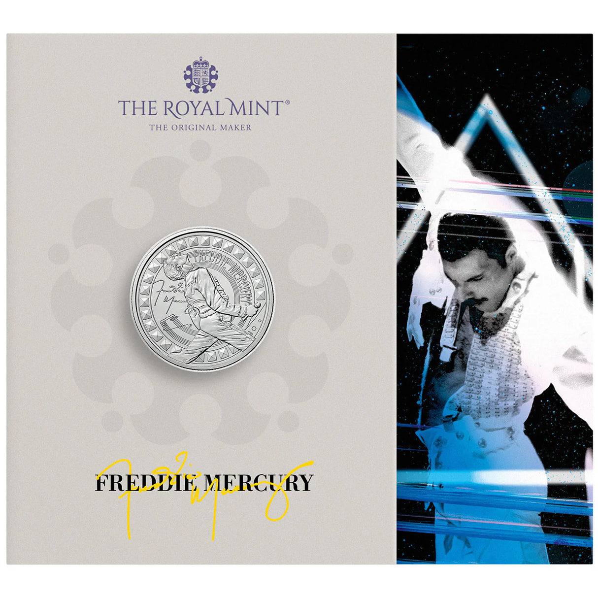 2025 UK £5 Music Legends - Freddie Mercury Brilliant Uncirculated Coin