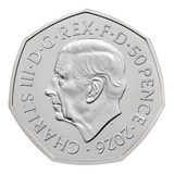 2026 UK 50p 50 Years of Aardman Brilliant Uncirculated Coin