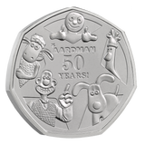 2026 UK 50p 50 Years of Aardman Brilliant Uncirculated Coin