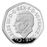 2026 UK 50p 50 Years of Aardman Coloured Silver Proof Coin