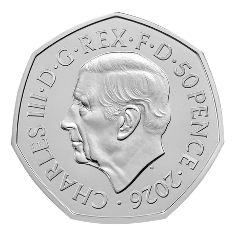 2026 50p The Lord of the Rings The One Ring Brilliant Uncirculated Coin