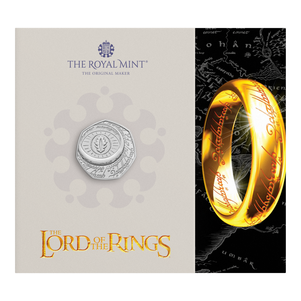 2026 50p The Lord of the Rings The One Ring Brilliant Uncirculated Coin