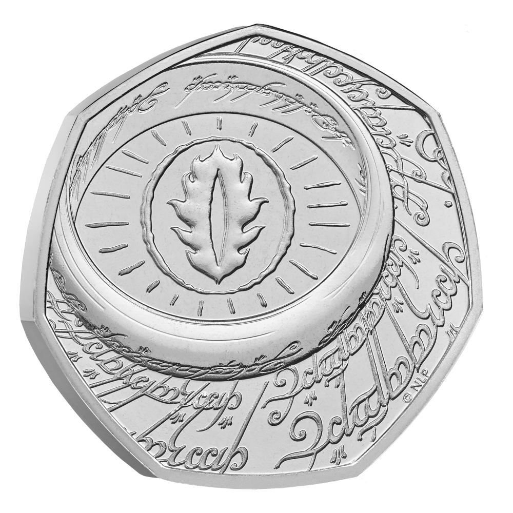2026 50p The Lord of the Rings The One Ring Brilliant Uncirculated Coin