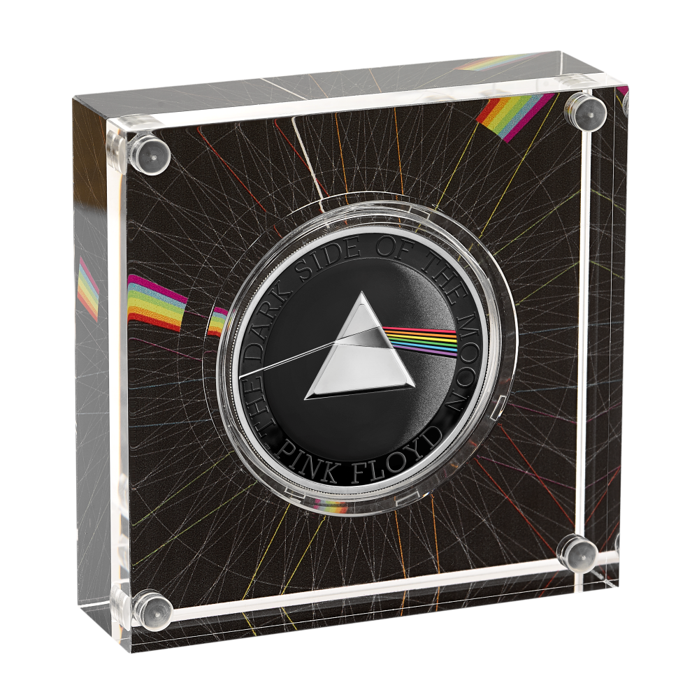 2026 £2 Music Legends Pink Floyd 1oz Silver Proof Colour Coin