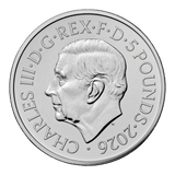 2026 £5 Music Legends Pink Floyd Brilliant Uncirculated Coin