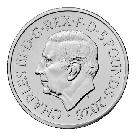 2026 £5 Music Legends Pink Floyd Brilliant Uncirculated Coin