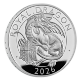 2026 1oz UK The Royal Tudor Beasts The Royal Dragon Silver Proof Coin