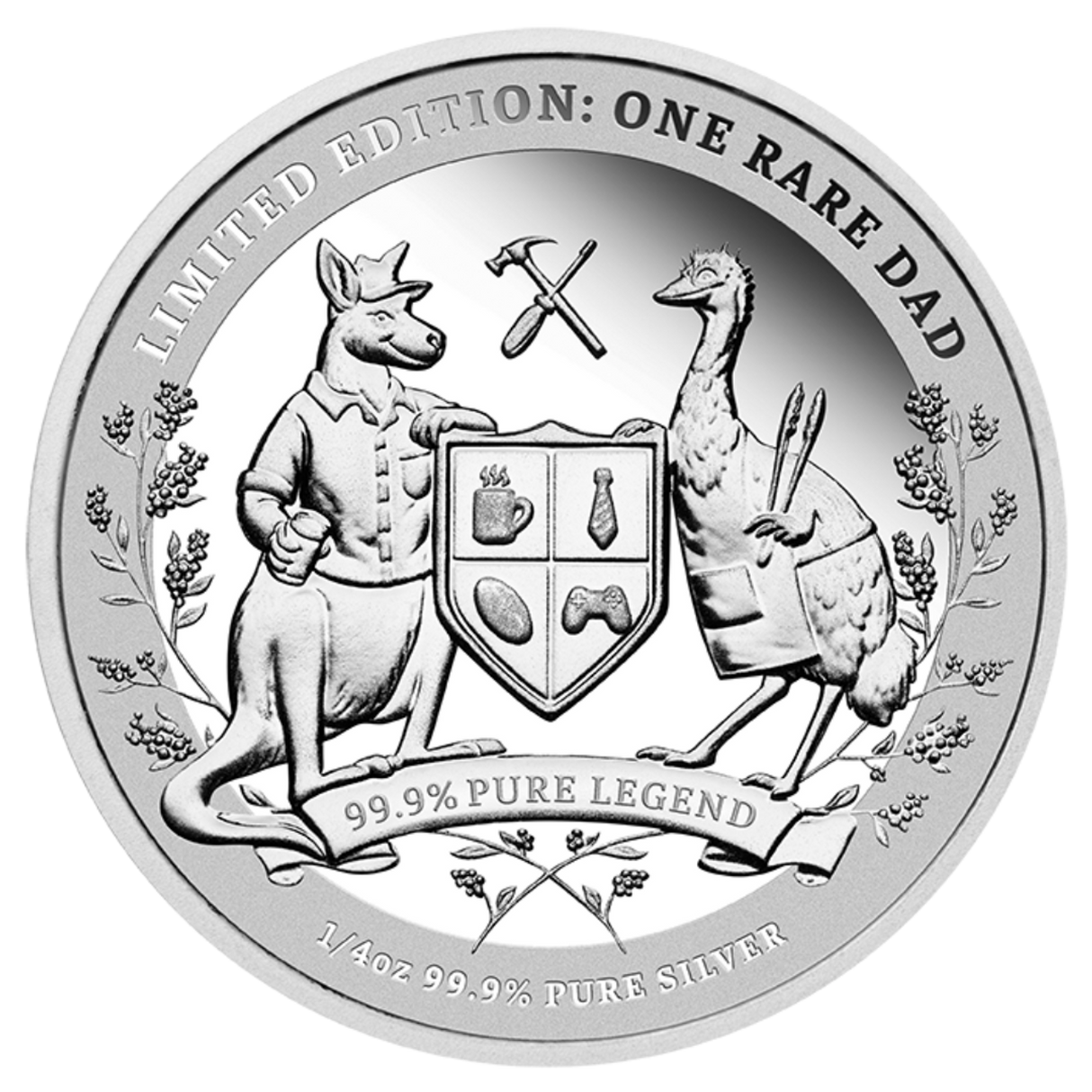 Koala-Ty Dads Club 1/4oz Silver Official Member Medallion