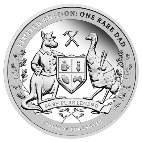 Koala-Ty Dads Club 1/4oz Silver Official Member Medallion