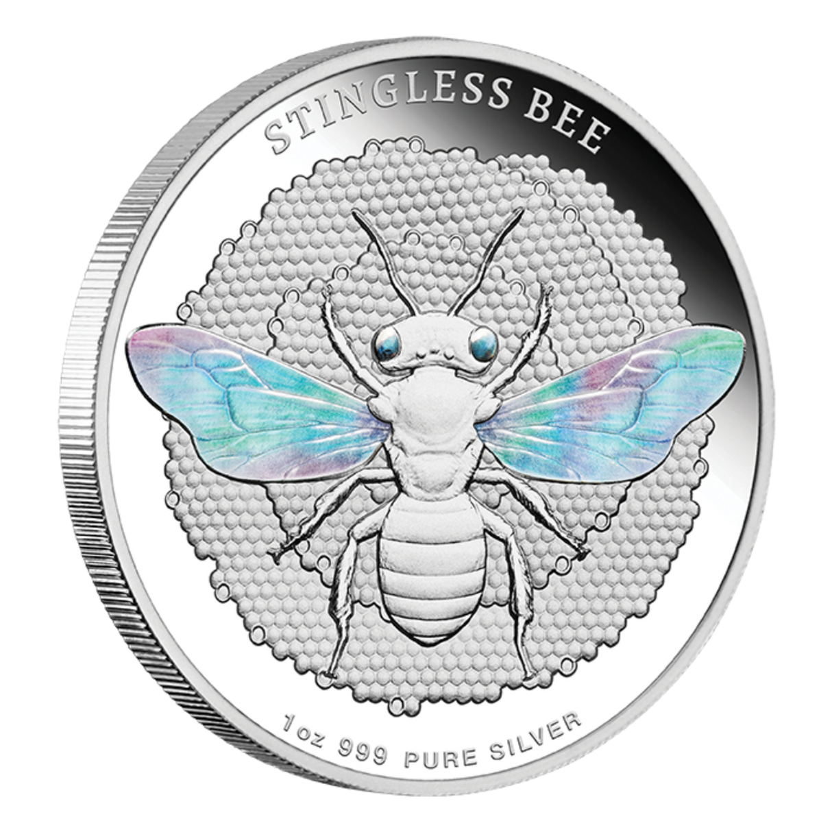 2026 1oz Australian Native Bees - Stingless Bee Silver Proof Hologram Coin