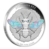 2026 1oz Australian Native Bees - Stingless Bee Silver Proof Hologram Coin
