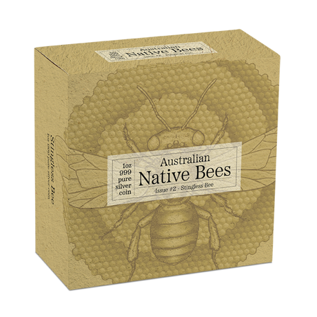 2026 1oz Australian Native Bees - Stingless Bee Silver Proof Hologram Coin