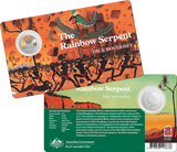 50th Anniversary of The Rainbow Serpent 2025 20c Coloured Unc Coin Card