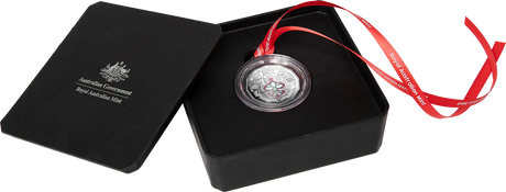 Christmas Festive Florals 2025 50c Coloured Fine Silver Proof Coin