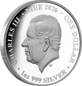2026 1oz Decimal Currency 60th Anniversary Gold-plated Silver Proof Coin