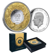 2026 1oz Decimal Currency 60th Anniversary Gold-plated Silver Proof Coin