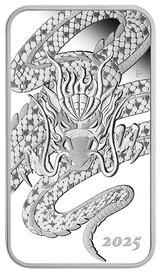 Dragon 2025 1oz Silver Proof Rectangular Coin