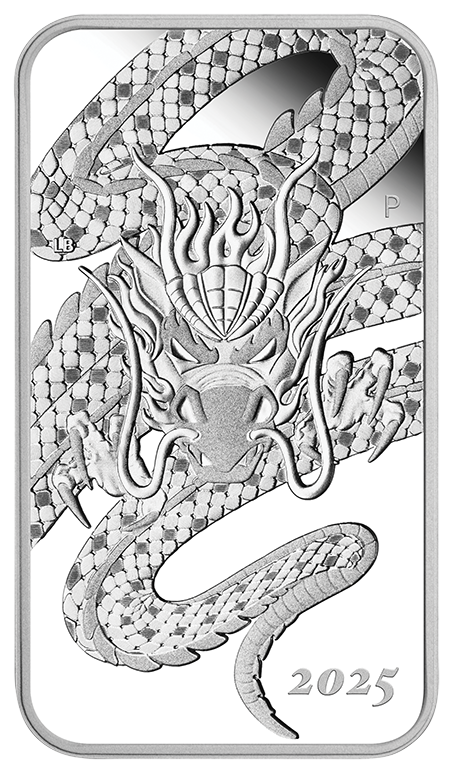 Dragon 2025 1oz Silver Proof Rectangular Coin