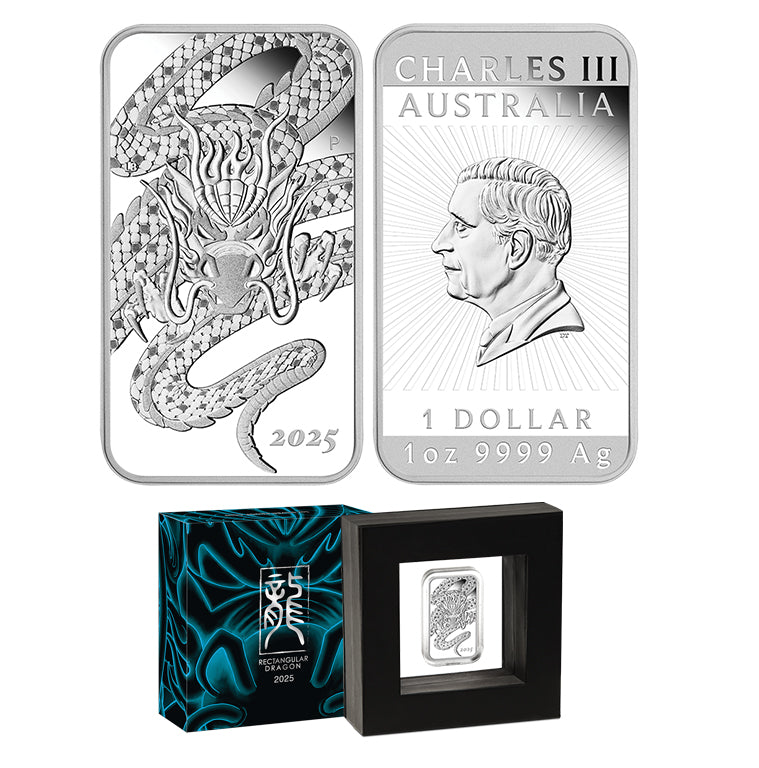 Dragon 2025 1oz Silver Proof Rectangular Coin