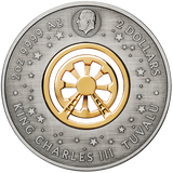 Ferris Wheel 2025 2oz Silver Antiqued Coloured Coin