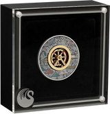 Ferris Wheel 2025 2oz Silver Antiqued Coloured Coin
