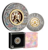 Ferris Wheel 2025 2oz Silver Antiqued Coloured Coin