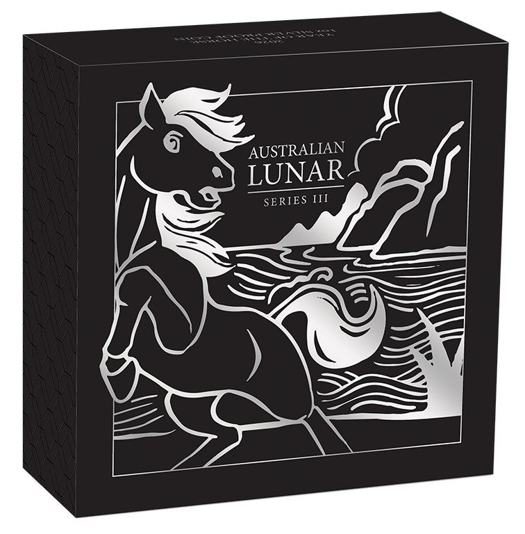 Australian Lunar Series III 2026 Year of the Horse 1oz Silver Proof Coin