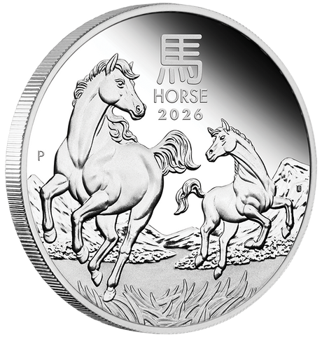 Australian Lunar Series III 2026 Year of the Horse 1oz Silver Proof Coin