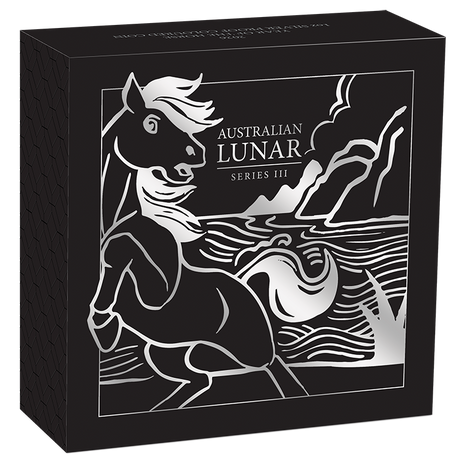 Australian Lunar Series III Year Of The Horse 2026 1oz Silver Proof Coloured Coin