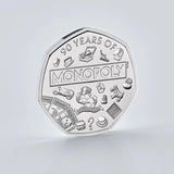 Monopoly 2025 UK 50p Brilliant Uncirculated Coin