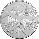Kangaroo Series Bush Capital 2025 1oz Fine Silver Frosted Unc Coin