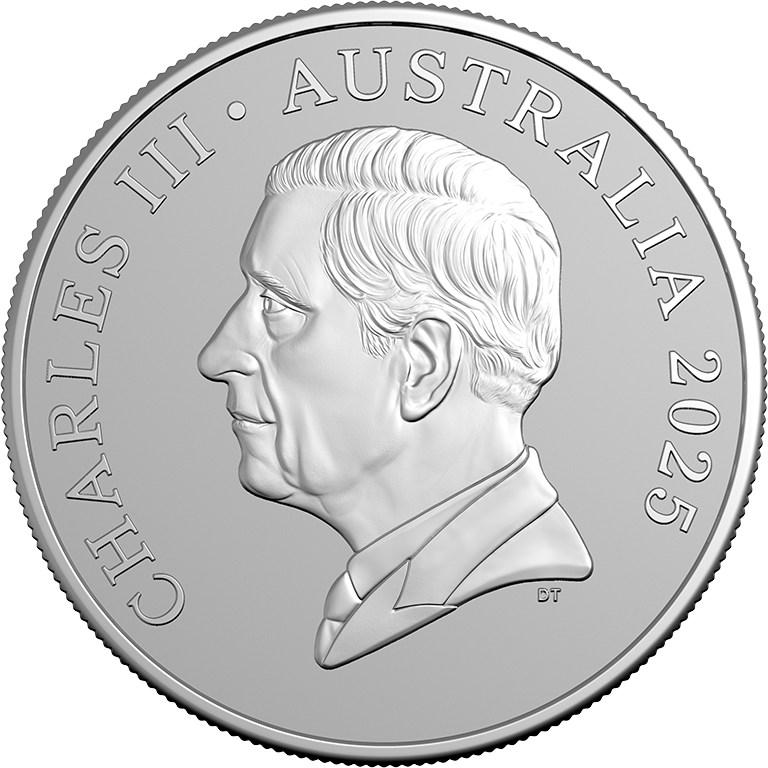 Kangaroo Series Bush Capital 2025 1oz Fine Silver Frosted Unc Coin