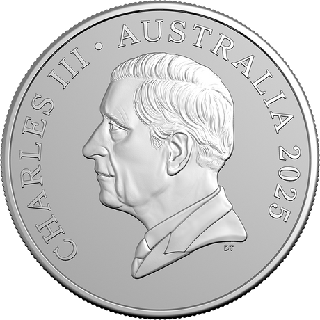Kangaroo Series Bush Capital 2025 1oz Fine Silver Frosted Unc Coin