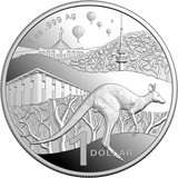 Kangaroo Series Bush Capital 2025 1oz Fine Silver Proof Coin