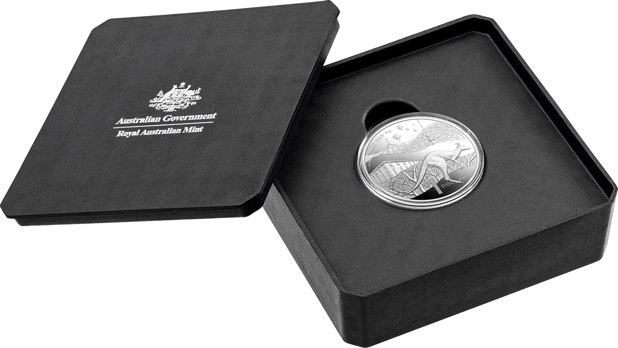 Kangaroo Series Bush Capital 2025 1oz Fine Silver Proof Coin