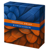 2025 1oz Oriental Dwarf Kingfisher Coloured Silver Proof