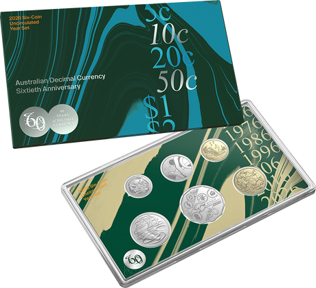 2026 Australian Decimal Currency 60th Anniversary 6 Coin Mint Set