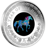 2026 1oz Australian Opal Lunar Series Year of the Horse Silver Proof Coin