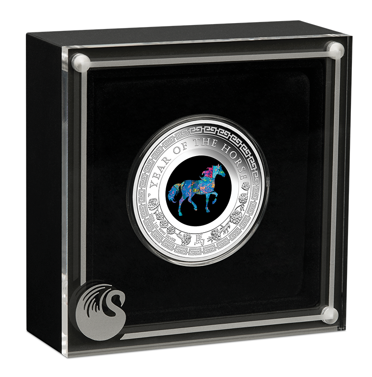 2026 1oz Australian Opal Lunar Series Year of the Horse Silver Proof Coin