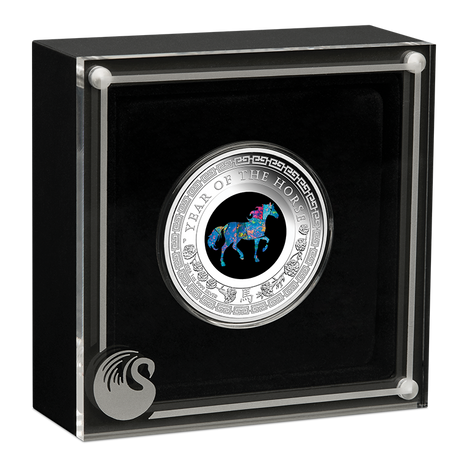 2026 1oz Australian Opal Lunar Series Year of the Horse Silver Proof Coin
