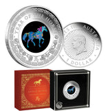 2026 1oz Australian Opal Lunar Series Year of the Horse Silver Proof Coin