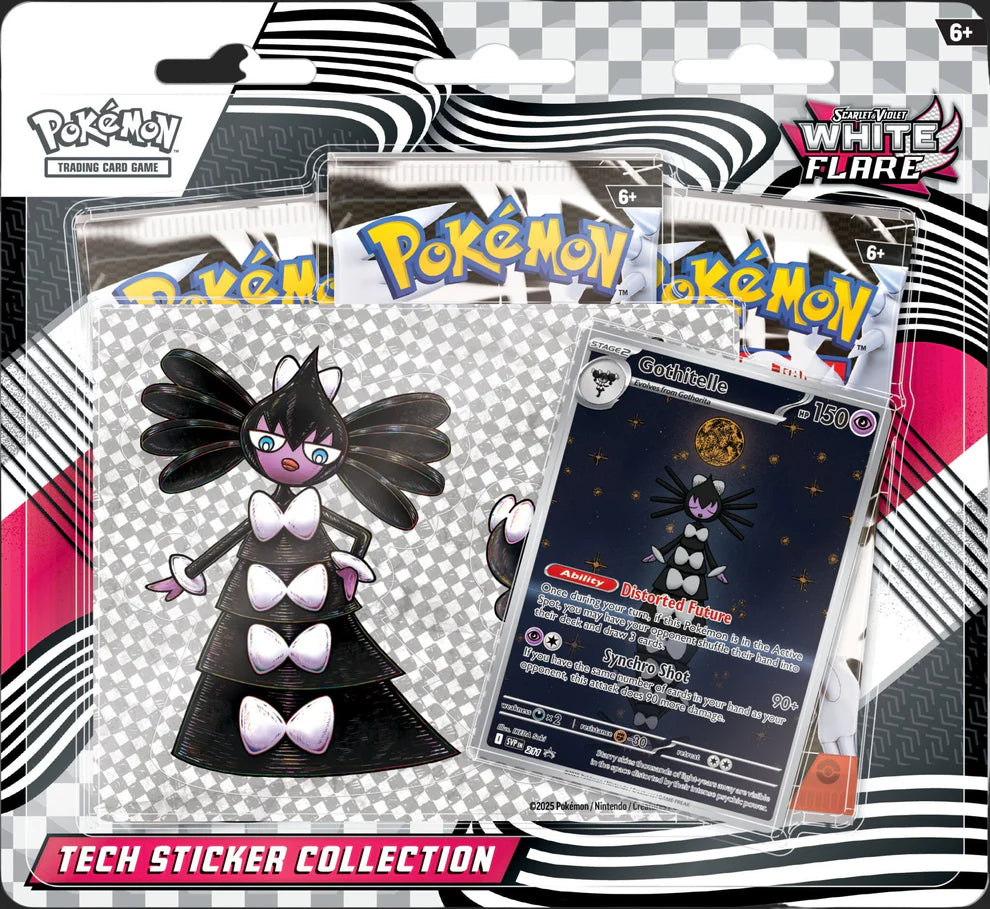 Scarlet & Violet— White Flare Tech Sticker Collection (Pokemon TCG)