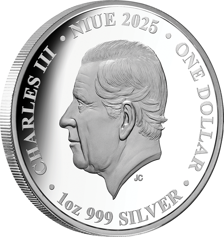 Portraits of Power - Elizabeth II & Charles III 2025 1oz Silver Proof Coin