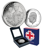 Portraits of Power - Elizabeth II & Charles III 2025 1oz Silver Proof Coin