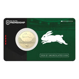 2024 $1 NRL South Sydney Rabbitohs Team Uncirculated Coin Card