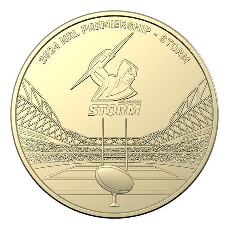 2024 $1 NRL Melbourne Storm Team Uncirculated Coin Card