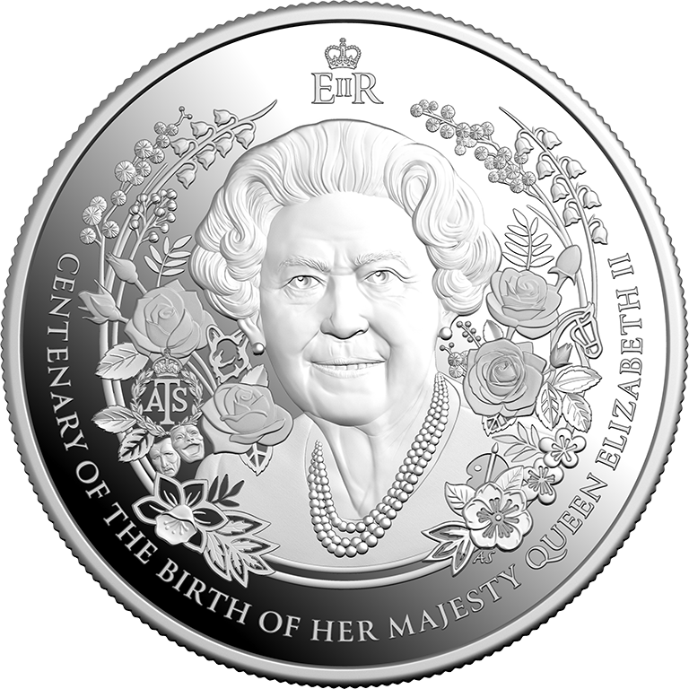 2026 1oz Centenary of the Birth of Queen Elizabeth II Fine Silver Proof Coin